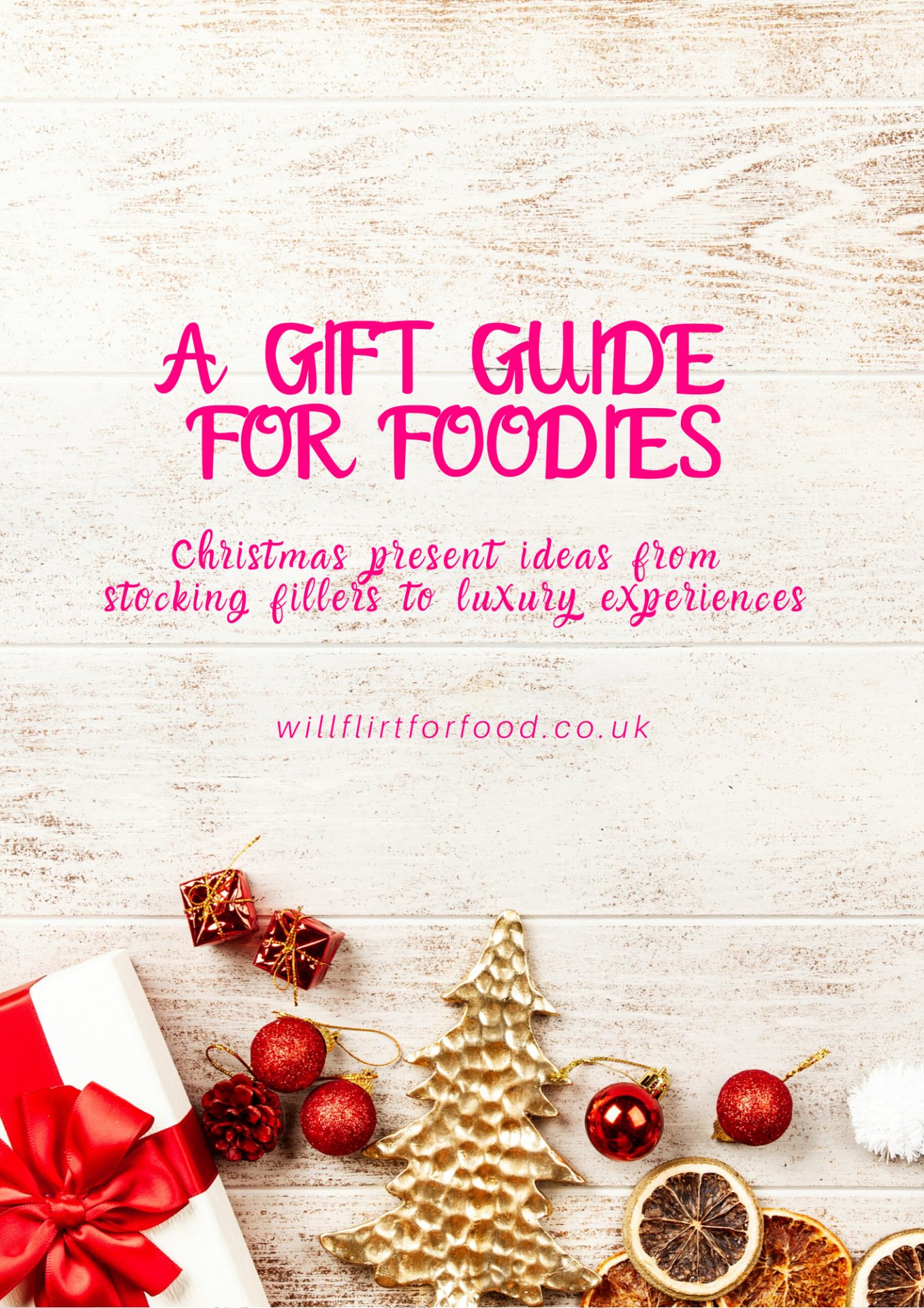 A Gift Guide For Foodies | Will Flirt For Food